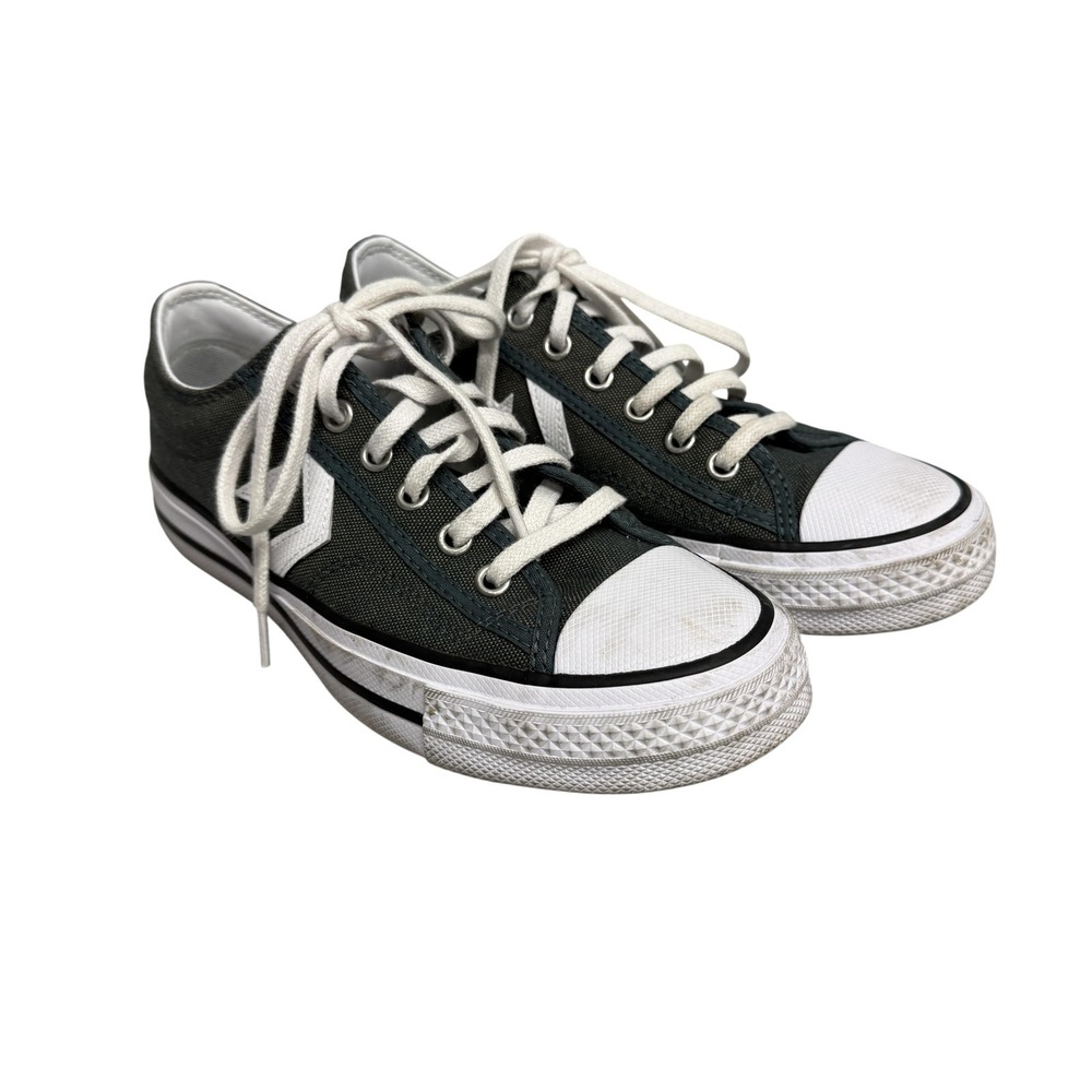 Converse Star Player All Star Shoes Womens 6 Men Size 4.5 Green Canvas Low Top